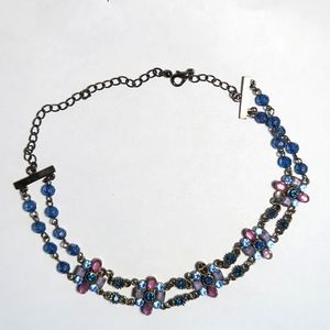 Y2K glass bead choker